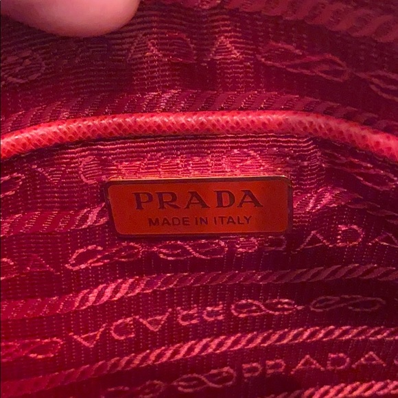 Prada Saffiano Wristlet Pochette - Picture 3 of 7